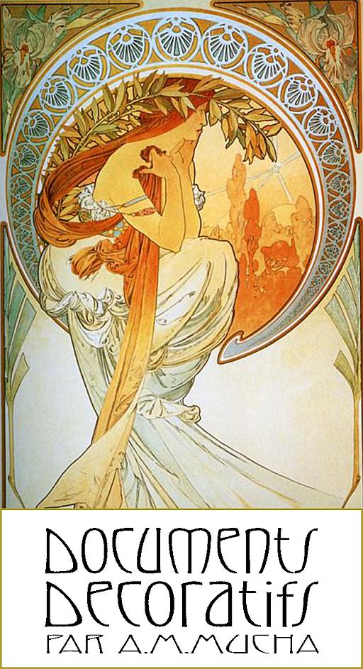 Documents Dcoratifs - A Tribute to The Art Nouveau Style of Alphonse Mucha