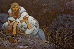 Detail from Alfons Maria Mucha's 'The Slavs in Their Original Homeland'